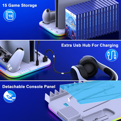 Slim Stand PS5 Controller Cooling Station