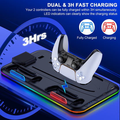 Slim Stand PS5 Controller Cooling Station